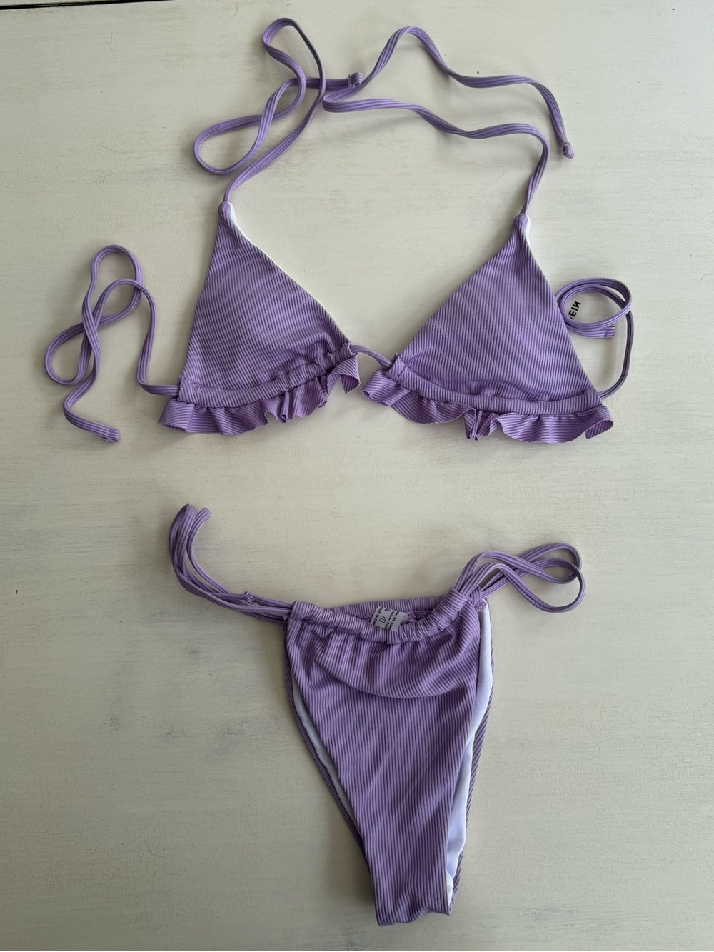 SHEIN Lavender Bikini Set